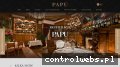 Screenshot strony restauracjapapu.pl