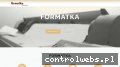 Screenshot strony www.formatka.com.pl