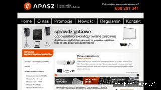 Apasz - wynajem projektorów