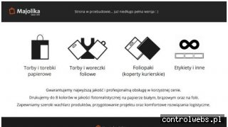 Majolika - opakowania