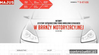 Sklep motoryzacyjny Majus