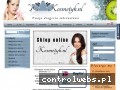 Screenshot strony www.kosmetyk.nl
