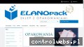 Screenshot strony www.elanopack.pl