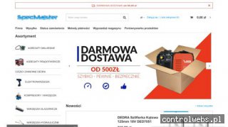 Specmajster.pl - Narzędzia z dostawą do domu