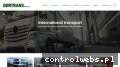 Screenshot strony www.dortrans.poznan.pl
