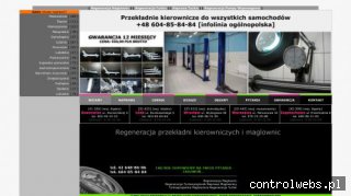 REGENERACJA, NAPRAWA PRZEKŁADNI KIEROWNICZYCH