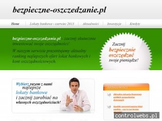 Bezpieczne-oszczedzanie.pl - lokaty bankowe i inne depozyty
