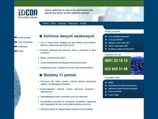 Idcon ochrona danych osobowych