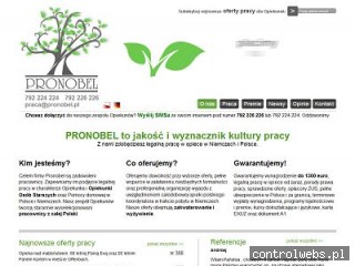 Opiekunka osób starszych, opieka Niemcy, praca - Pronobel
