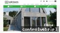 Screenshot strony www.oktom.com.pl