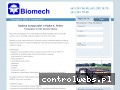Screenshot strony www.biomechhutnictwo.pl