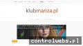 Screenshot strony www.klubmariza.pl