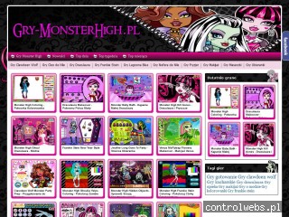 Ubieranki monster high