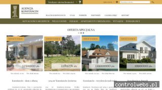 AGENCJA KONSTANCIN Dom z podcieniami