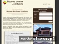 Screenshot strony www.budowadomowbuszta.pl
