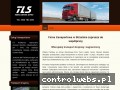 Screenshot strony www.transportstrzelin.pl