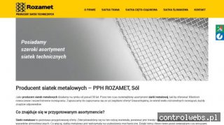 ROZAMET siatka ślimakowa