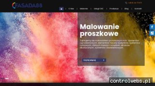 FASADA Malowanie proszkowe aluminium