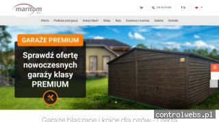 garaże blaszane - maritom