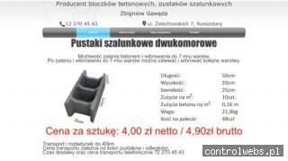 ZBIGNIEW GAWĘDA bloczki betonowe