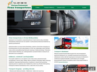 D. Podczasiak - transport drogowy