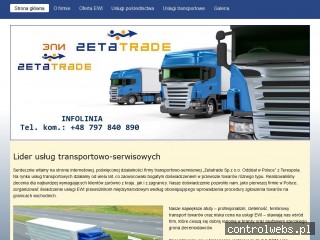 ZETATRADE transport międzynarodowy