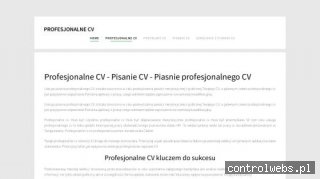 Profesjonalne CV