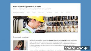 Marcin Molski - usługi elektryczne Warszawa